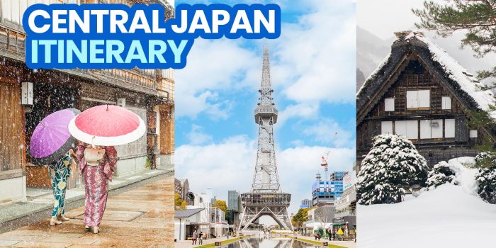 CENTRAL JAPAN ITINERARY: 5 Days in Nagoya, Shirakawago, Kanazawa & More!